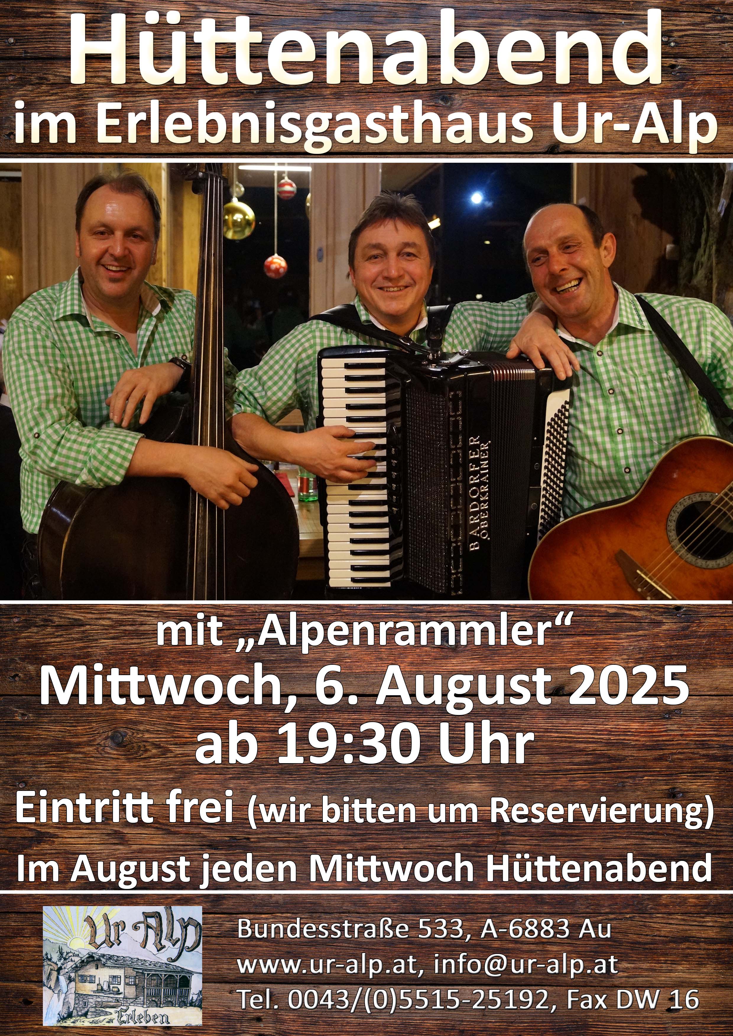 20250806 Hüttenabend Alpenrammler